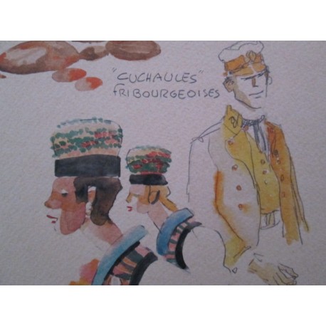 Pratt Hugo : Folio "Et in Helvetia", Fribourg.