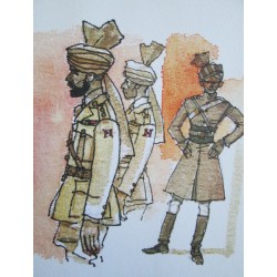 Hugo Pratt: Illustrations de Poèmes, Rudyard Kipling.