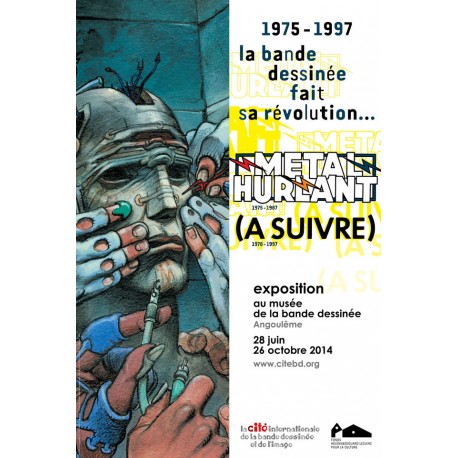Affiche Musée de la Bande Dessinée Angoulême: la Bande dessinée fait sa révolution.