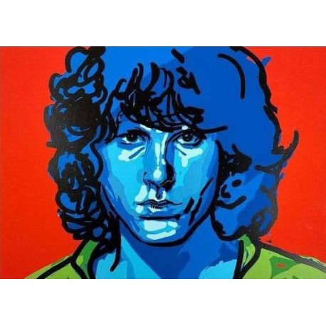 Liberatore Tanino: Sérigraphie Jim Morrison.