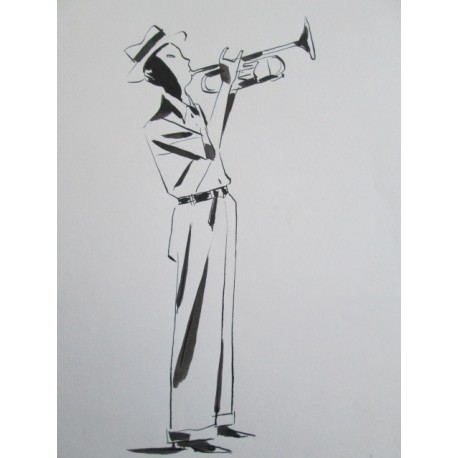 Avril François: Illustration Originale, Jazz.
