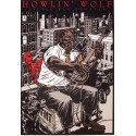 Sérigraphie Mezzo: Howlin' Wolf.