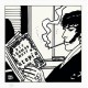 Pratt Hugo: Sérigraphie Corto Maltese, Utopia.