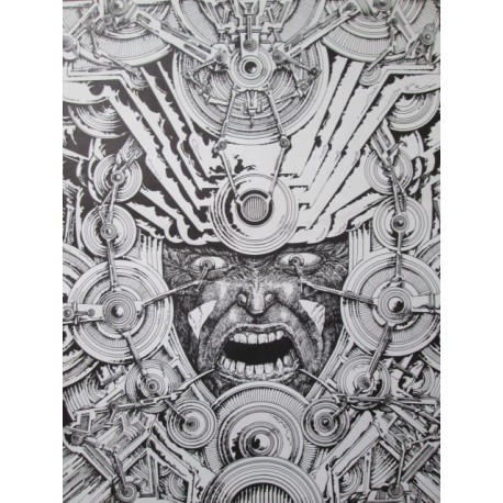 Druillet Philippe: Affiche Science Fiction, Métal Hurlant.