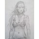 Dola: dessin original, La Guerrière.