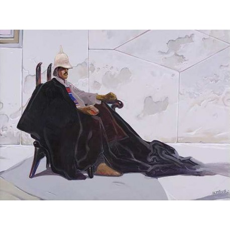 Moebius: Major au fauteuil, Wood Panel.