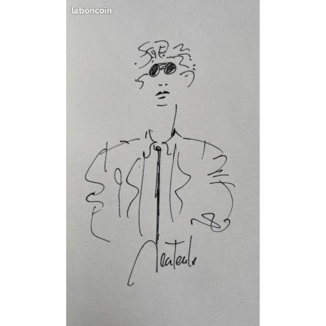 Teulé Jean: Dessin Original.