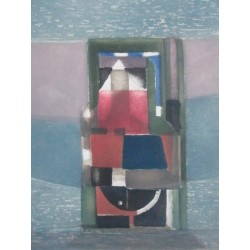 Nédélec Michèle: La Rivière, Gravure.