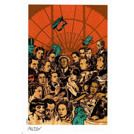 Mezzo: Ex-Libris Love in vain, signé.