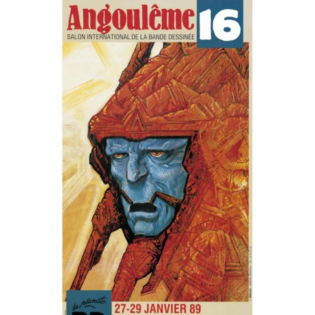 Druillet Philippe: Affiche FIBD Angoulême 1989.