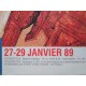 Druillet Philippe: Affiche FIBD Angoulême 1989.