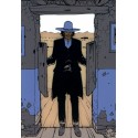 Jean Giraud(Gir): Plaque Plexiglas Blueberry signée.