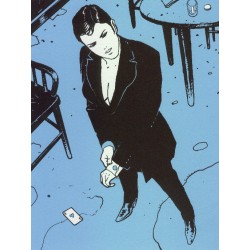 Jean Giraud(aka Gir, Moebius): Ex-libris As de Coeur.