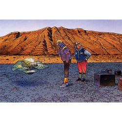 Moebius: Tirage le pays des Choux, numéroté et signé.