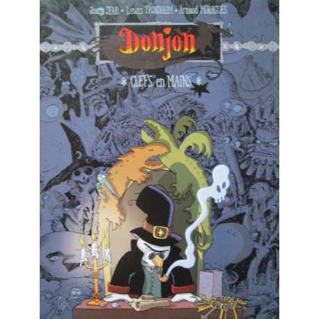 Sfar & Trondheim : Donjon clefs en main, dédicacé.