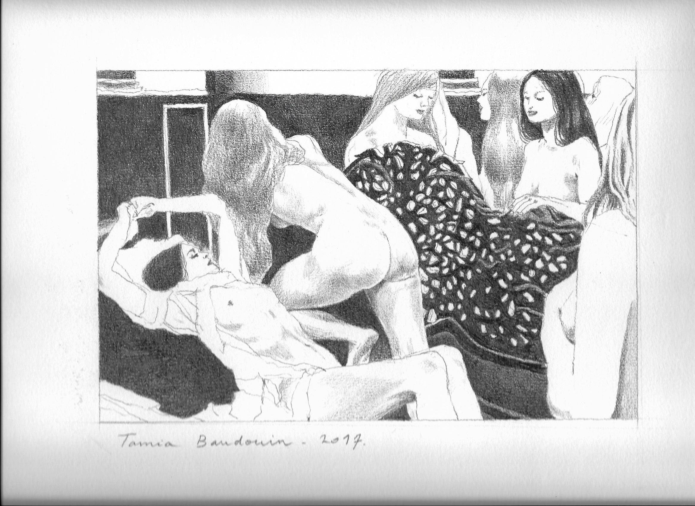 Baudouin Tamia: Dessin Original.