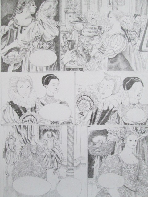 Baudouin Tamia: Artemisia, Planche Originale.