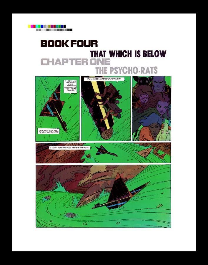 Moebius: Incal, page de production.