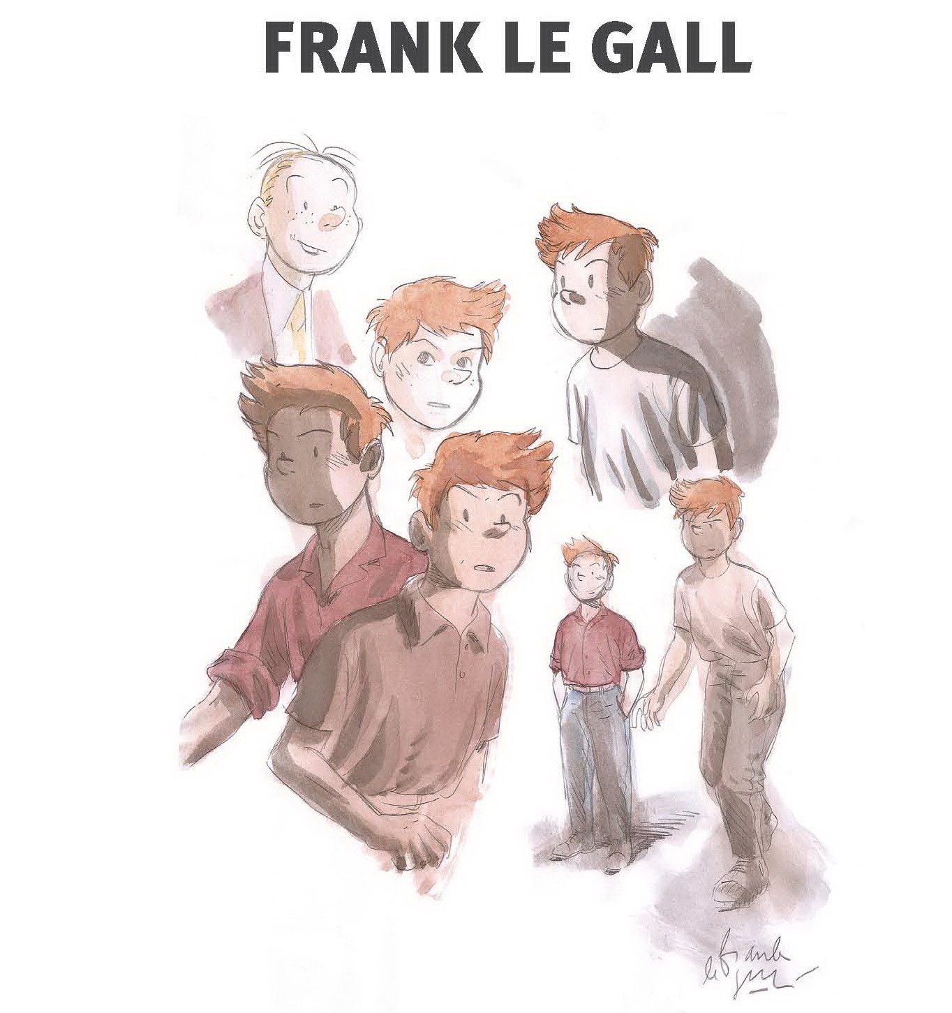 Legall Franck: Catalogue exposition, Oeuvres sur papier.