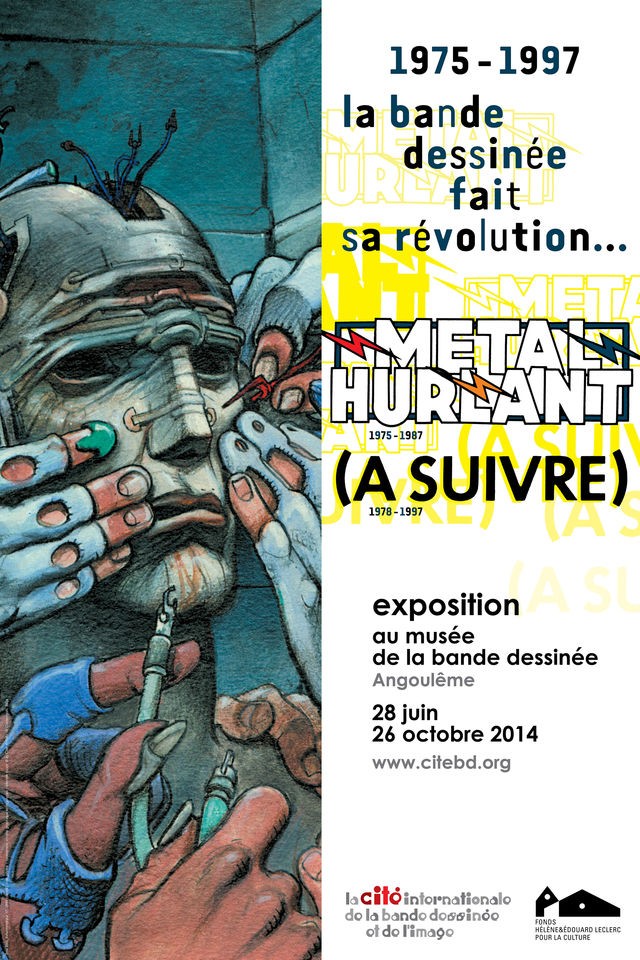 Affiche Musée de la Bande Dessinée Angoulême: la Bande dessinée fait sa révolution.