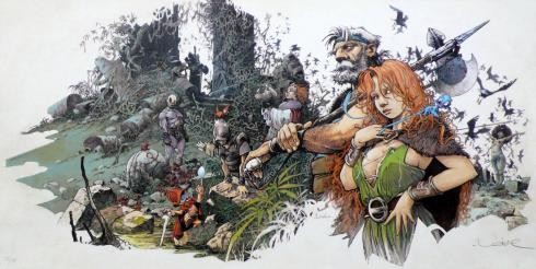 Loisel & Letendre: Affiche édition d'art "La Quête de l'Oiseau du Temps".