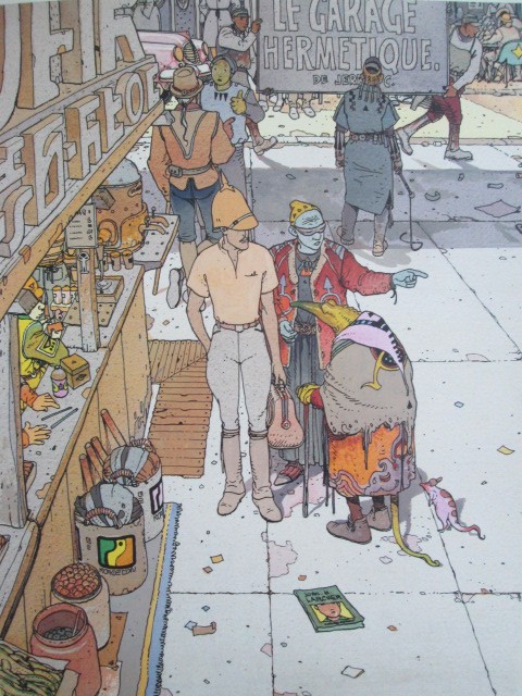 Moebius: Affiche Le Garage Hermétique.