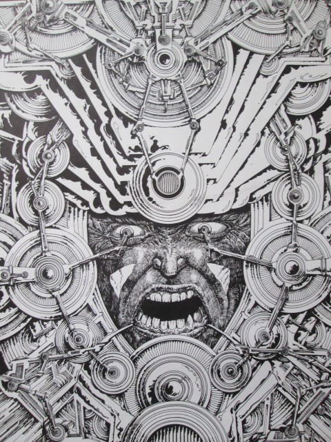 Druillet Philippe: Affiche Science Fiction, Métal Hurlant.