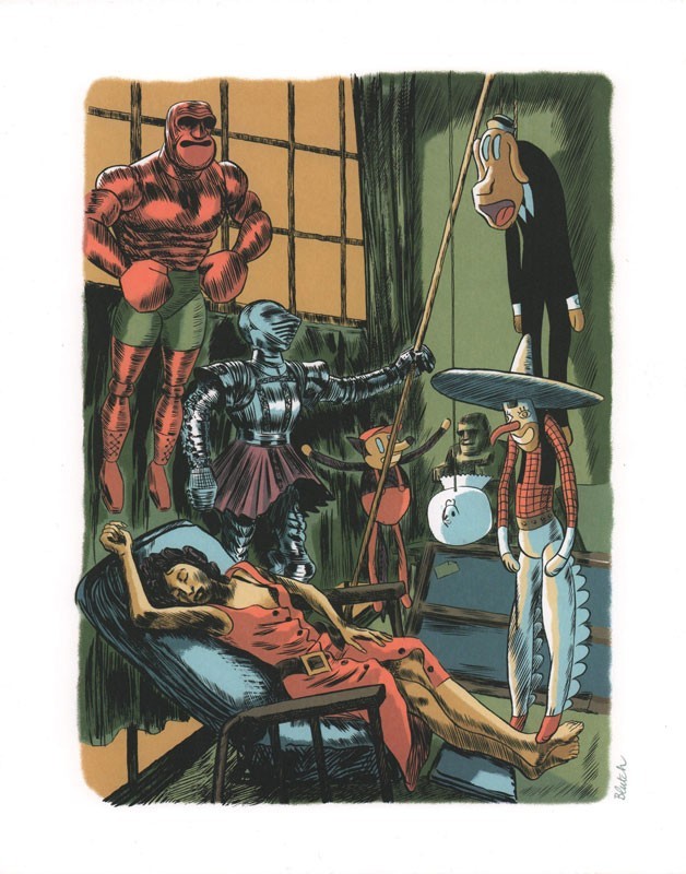 Blutch(Christian Hincker): Offset couverture Mish Mash.