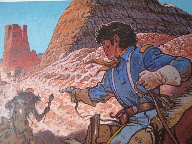 Giraud Jean : Illustration Blueberry.