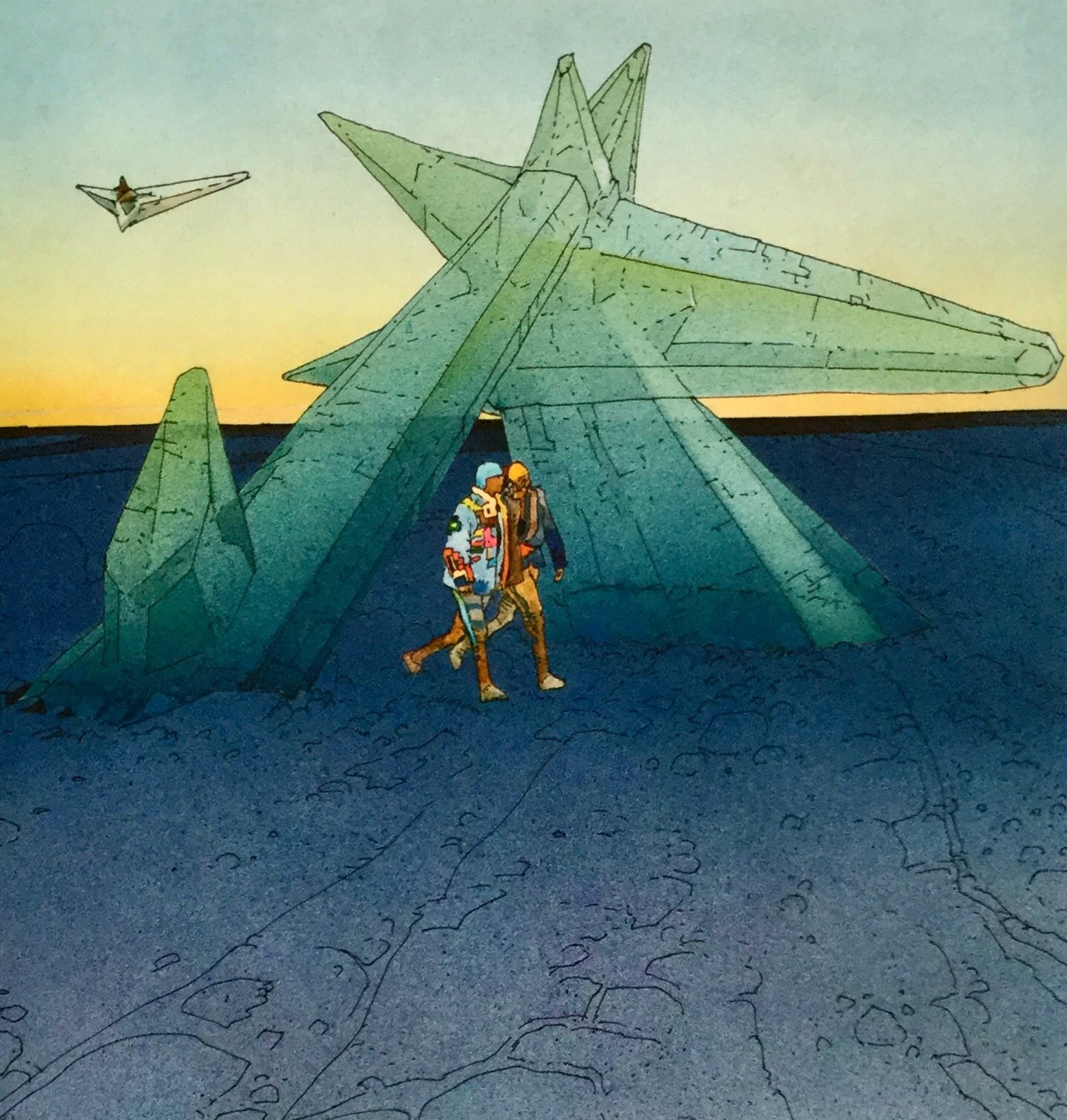 Moebius: Affiche Cristal Portique.
