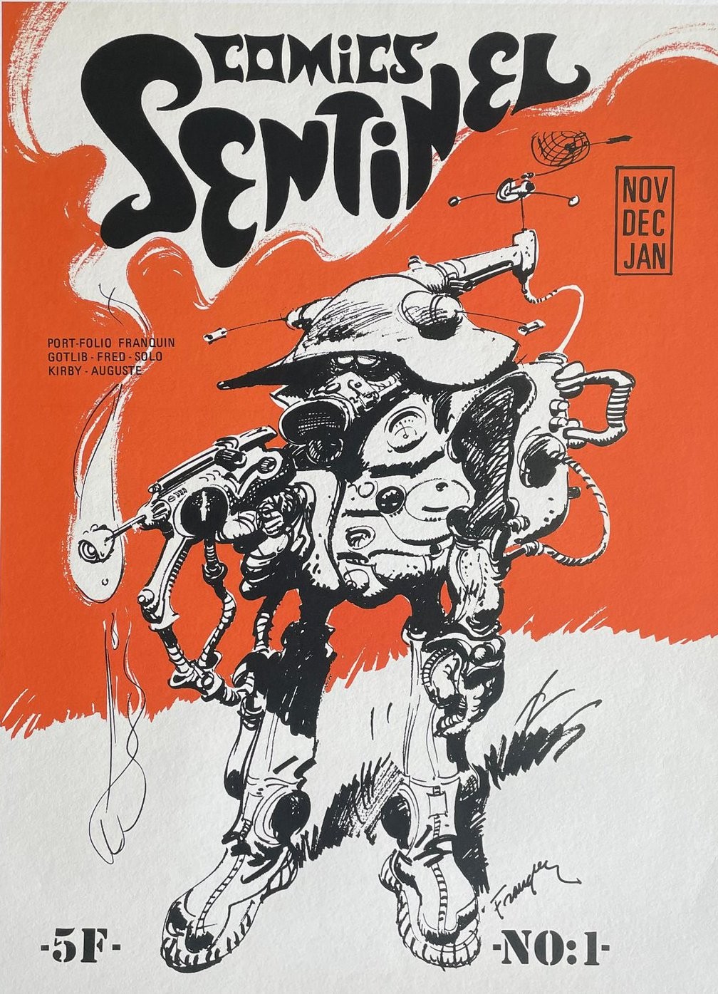 Franquin: Affiche Comics Sentinel.