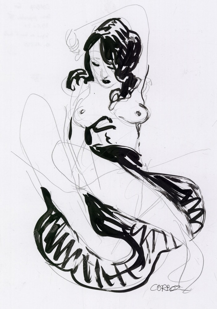 Corboz Yannick: Dessin Préparatoire.