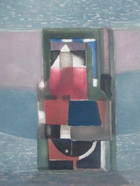 Nédélec Michèle: La Rivière, Gravure.