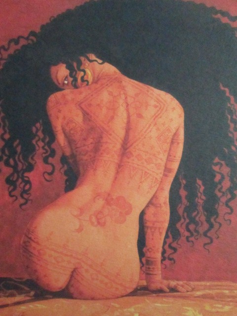 Mirallès Ana: Ex-Libris Djinn, signé.