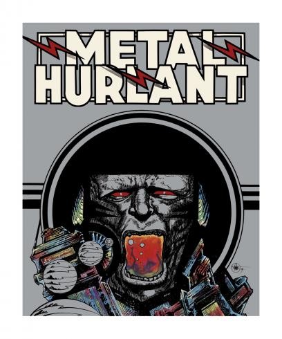 Druillet Philippe: Métal Hurlant, estampe pigmentaire.