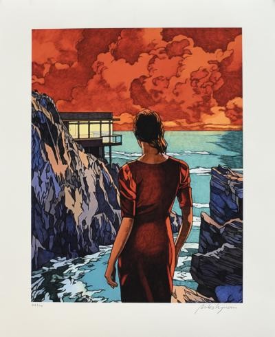 Hyman Miles: La Vie Secrète des écrivains, estampe pigmentaire.