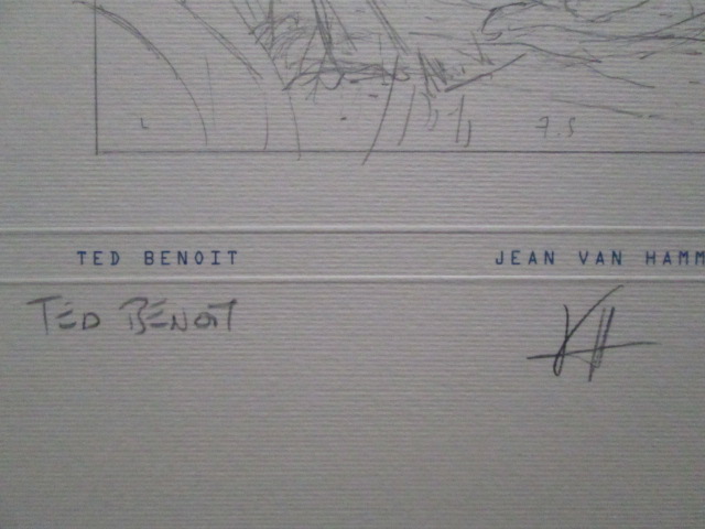Jean Van Hamme et Ted Benoît: Tirage de Tête L'étrange rendez-vous. – Image 14